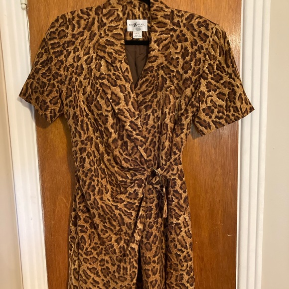 Emmanuel Ungaro dress vintage 80s leopard - Picture 4 of 4